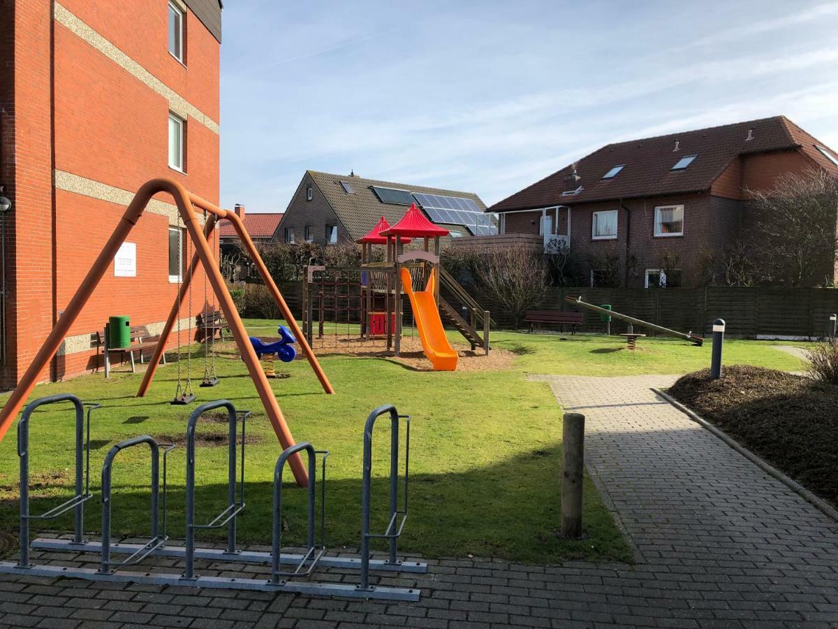 „Luettje Kluntje“ Apartment Borkum Bagian luar foto